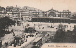 *** 75 *** PARIS   La Aagare De L'Est  TTB   écrite - Andere Monumenten, Gebouwen