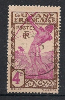 GUYANE - 1929-38 - N°YT. 111 - Tir à L'arc 4c - Oblitéré / Used - Used Stamps