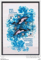 RUSSIA:  1975  BL/FG. OCEANEXPO  -  30 K.+30 K. POLICROMO  US. -  YV/TELL. 105 - Blocks & Kleinbögen