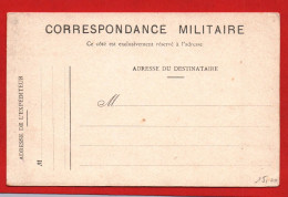 (RECTO / VERSO) CARTE CORRESPONDANCE MILITAIRE - DOS VIERGE - CPA - Lettres & Documents