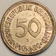 Germany Federal Republic - 50 Pfennig 1970 J, KM# 109.1 (#4723) - 50 Pfennig