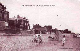 80 - Somme - LE CROTOY - La Plage Et Les Villas - Le Crotoy