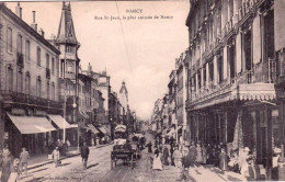 54 - Meurthe Et Moselle -  NANCY  -  La Rue Saint Jean - La Plus Animée De Nancy - Nancy