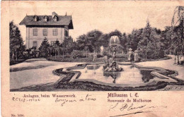 68 - Haut Rhin - MULHAUSEN - Souvenir De Mulhouse - Anlagen Beim Wasserwerk - Mulhouse