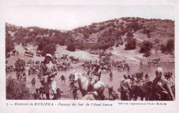 Maroc - Environs De KENIFRA - Passage Du Gué De L'Oued Serrou - Andere & Zonder Classificatie