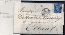 FRANCE N° 22 - (Paris Bureau Central 60 Etoile Muette) - 1849-1876: Classic Period