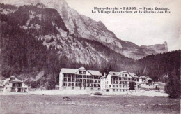 74 - Haute Savoie - PASSY - Pratz Coutant - Le Village Sanatorium Et La Chaine Des Fiz - Passy