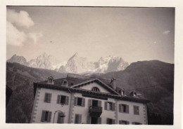Photo Originale - 1933 - CHAMONIX - Mont Blanc  - Les Aiguilles - Lieux