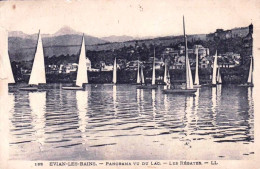 74 - Haute Savoie -  EVIAN Les BAINS - Les Régates De Voiliers Sur Le Lac - Evian-les-Bains