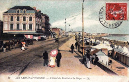 85 - Vendée -  LES SABLES D'OLONNE -  L'hotel Du Remblai Et La Plage - Sables D'Olonne