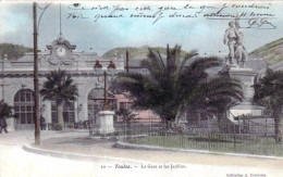 83 - Var -   TOULON -  La Gare Et Les Jardins - Toulon