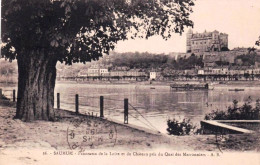 49 - Maine Et Loire -  SAUMUR - Panorama De La Loire Et Du Chateau Pris Du Quai Des Marronniers - Saumur