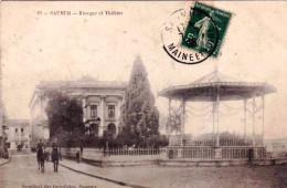 49 - Maine Et Loire -  SAUMUR -  Le Kiosque De Musique Et Le Theatre - Saumur