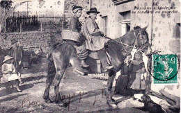 63 - Puy De Dome -   Auvergne -  Paysans D'Auvergne Se Rendant Au Marché - Autres & Non Classés