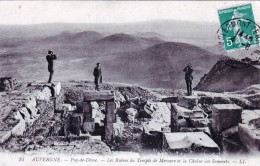 63 - Puy De Dome -  PUY De DOME - Les Ruines Du Temple De Mercure Et La Chaine Des Sommets - Autres & Non Classés