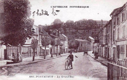 63 - Puy De Dome -  PONTAUMUR -  La Grand Rue - Autres & Non Classés