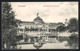 AK Wiesbaden, Neues Kurhaus, Gartenseite  - Wiesbaden