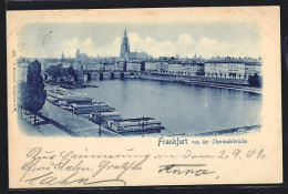 AK Frankfurt-Sachsenhausen, Blick Von Der Obermainbrücke  - Frankfurt A. Main