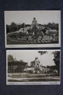 Barcelona. Parque Ciudadela 1930s - Old Vintage Postcard - 2 PCs Lot - Barcelona