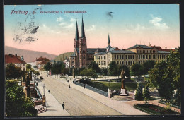 AK Freiburg, Kaiserbrücke Und Johanniskirche  - Freiburg I. Br.