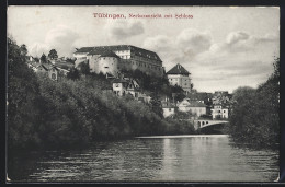 AK Tübingen, Neckaransicht Mit Schloss  - Tuebingen