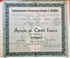 Cinéma / Etablissements Cinématographiques E. SERVAES 1919 - Kino & Theater
