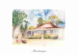 Martinique - Art Peinture - Aquarelle Françoise Dechaumont - Maison Créole - CPM - Voir Scans Recto-Verso - Andere & Zonder Classificatie