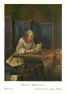 Art - Peinture - Gerard Terborch - A Lady Reading A Letter - Wallace Collection - CPM - Carte Neuve - Voir Scans Recto-V - Paintings