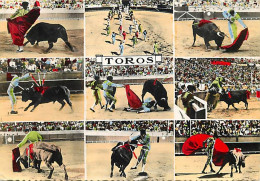 Corrida - Toros - Multivues - CPM - Voir Scans Recto-Verso - Corridas