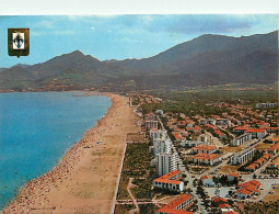 66 - Argelès Sur Mer - Le Racou - Vue Générale Aérienne - Blasons - CPM - Voir Scans Recto-Verso - Argeles Sur Mer