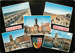 59 - Malo Les Bains - Multivues - Automobiles - Blasons - CPM - Voir Scans Recto-Verso - Malo Les Bains