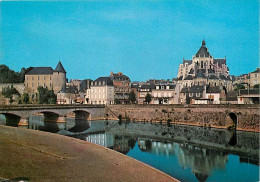 53 - Mayenne - Les Bords De La Mayenne - Le Château Et La Basilique - CPM - Voir Scans Recto-Verso - Mayenne