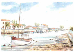 17 - Ile D'Oléron - Boyardville - Aquarelle De Jean-Pierre Lafargue - Art Peinture - CPM - Carte Neuve - Voir Scans Rect - Ile D'Oléron