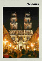 45 - Orléans - La Cathédrale Sainte Croix - Vue De Nuit - Fetes De Jeanne D'Arc - Carte Neuve - CPM - Voir Scans Recto-V - Orleans