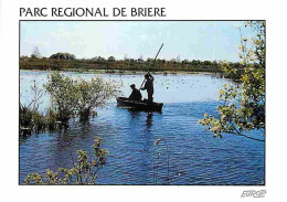 44 - Brière - Parc Naturel Régional De Brière - Brierons Se Déplaçant à La Perche - CPM - Voir Scans Recto-Verso - Other & Unclassified