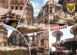 25 - Besançon - Multivues - Fleurs - Blasons - CPM - Voir Scans Recto-Verso - Besancon