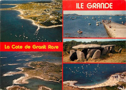 22 - Ile Grande - Le Port, L'Allée Couverte Et La Plage De Port-Gélin - CPM - Voir Scans Recto-Verso - Otros & Sin Clasificación