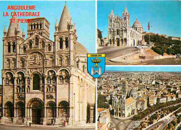 16 - Angouleme - La Cathédrale Saint-Pierre - Multivues - Blasons - Carte Neuve - CPM - Voir Scans Recto-Verso - Angouleme