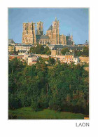 02 - Laon - La Cathédrale Vue Du Plateau Saint Vincent - Carte Neuve - CPM - Voir Scans Recto-Verso  - Laon