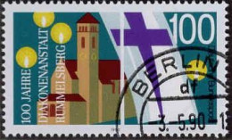 RFA Poste Obl Yv:1299 Mi:1467 Diakonenanstalt Rummelsberg (TB Cachet à Date) Berlin 3-5-90 - Used Stamps