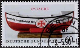 RFA Poste Obl Yv:1297 Mi:1465 Deutsche Gesellschaft Zur Rettung Schiffbrüchiger (TB Cachet à Date) Berlin 3-5-90 - Used Stamps