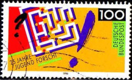 RFA Poste Obl Yv:1285 Mi:1453 25 Jahre Jugend Forscht (Lign.Ondulées) - Used Stamps