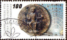 RFA Poste Obl Yv:1284 Mi:1452 750 Jahre Privileg Für Messen In Frankfurt (TB Cachet Rond) - Used Stamps