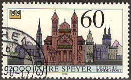 RFA Poste Obl Yv:1276 Mi:1444 2000 Jahre Speyer (Beau Cachet Rond) - Used Stamps