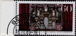 RFA Poste Obl Yv:1273 Mi:1441 Arp-Schnitger-Orgel St.Jacobi Hamburg (TB Cachet à Date) Berlin 16-11-89 Bord De Feuille - Used Stamps