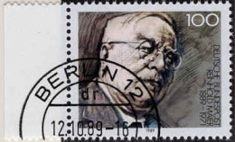 RFA Poste Obl Yv:1272 Mi:1440 Reinhold Maier Bord De Feuille Berlin 12-10-89 (TB Cachet à Date) - Used Stamps