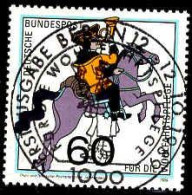 RFA Poste Obl Yv:1269 Mi:1437 Thurn Und Taxisscher Postreiter (TB Cachet à Date) Berlin 12-10-1989 - Gebraucht