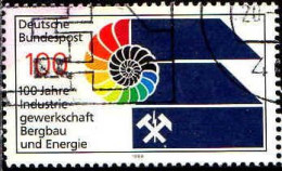 RFA Poste Obl Yv:1268 Mi:1436 Industrie-Gewerkschaft Bergbau & Energie (Belle Obl.mécanique) - Used Stamps