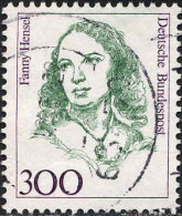 RFA Poste Obl Yv:1265 Mi:1433 Fanny Hensel Musicienne (Beau Cachet Rond) - Used Stamps