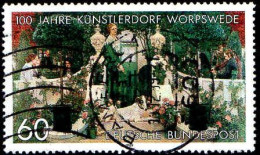 RFA Poste Obl Yv:1262 Mi:1430 Heinrich Vogeler Soirée D'été (TB Cachet Rond) - Used Stamps